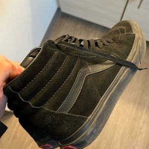 Vans Sk8 Hi Black Suede Sneakers